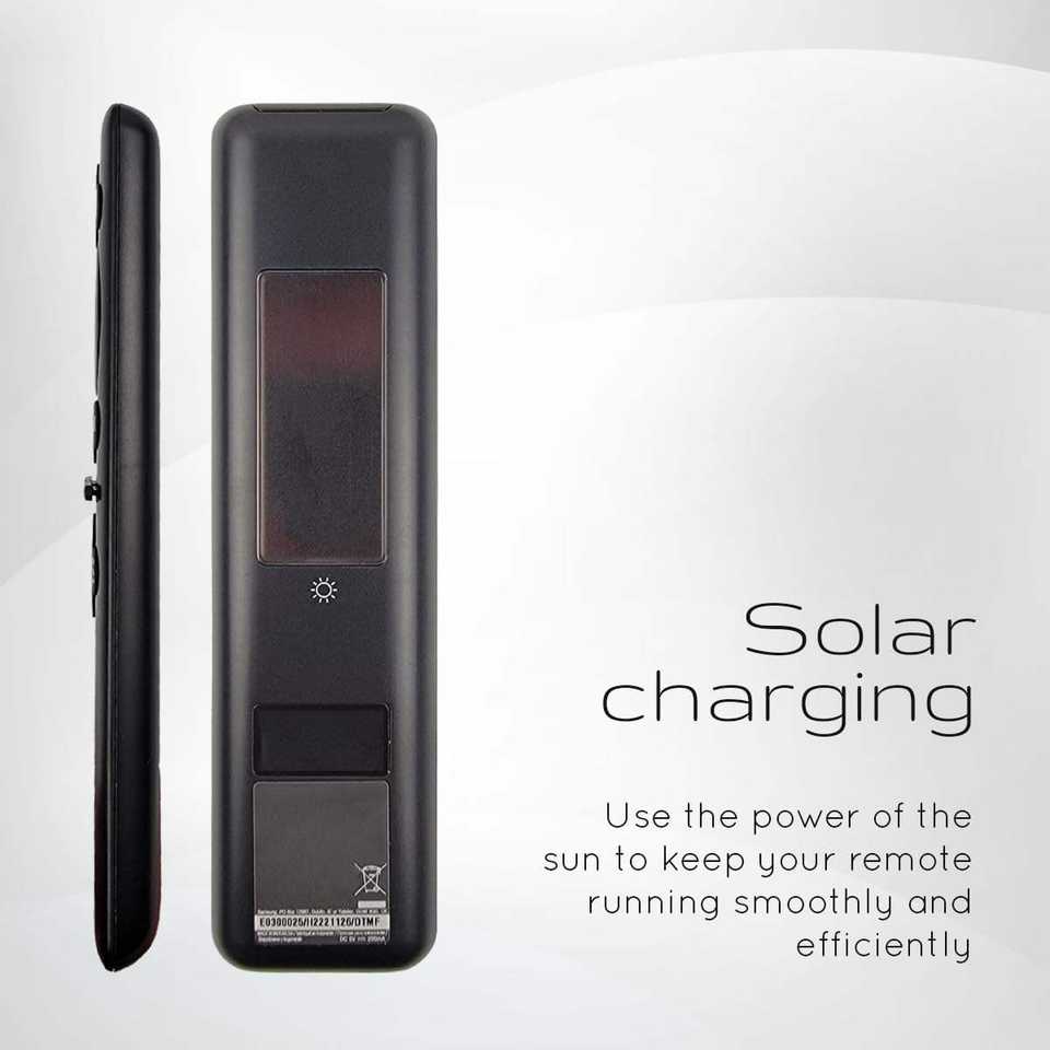 BN59-01380K Solar Remote Voice Rechargeable Control TM2560E Samsung Ultra HDR 4K 8K Neo QLED Crystal TV