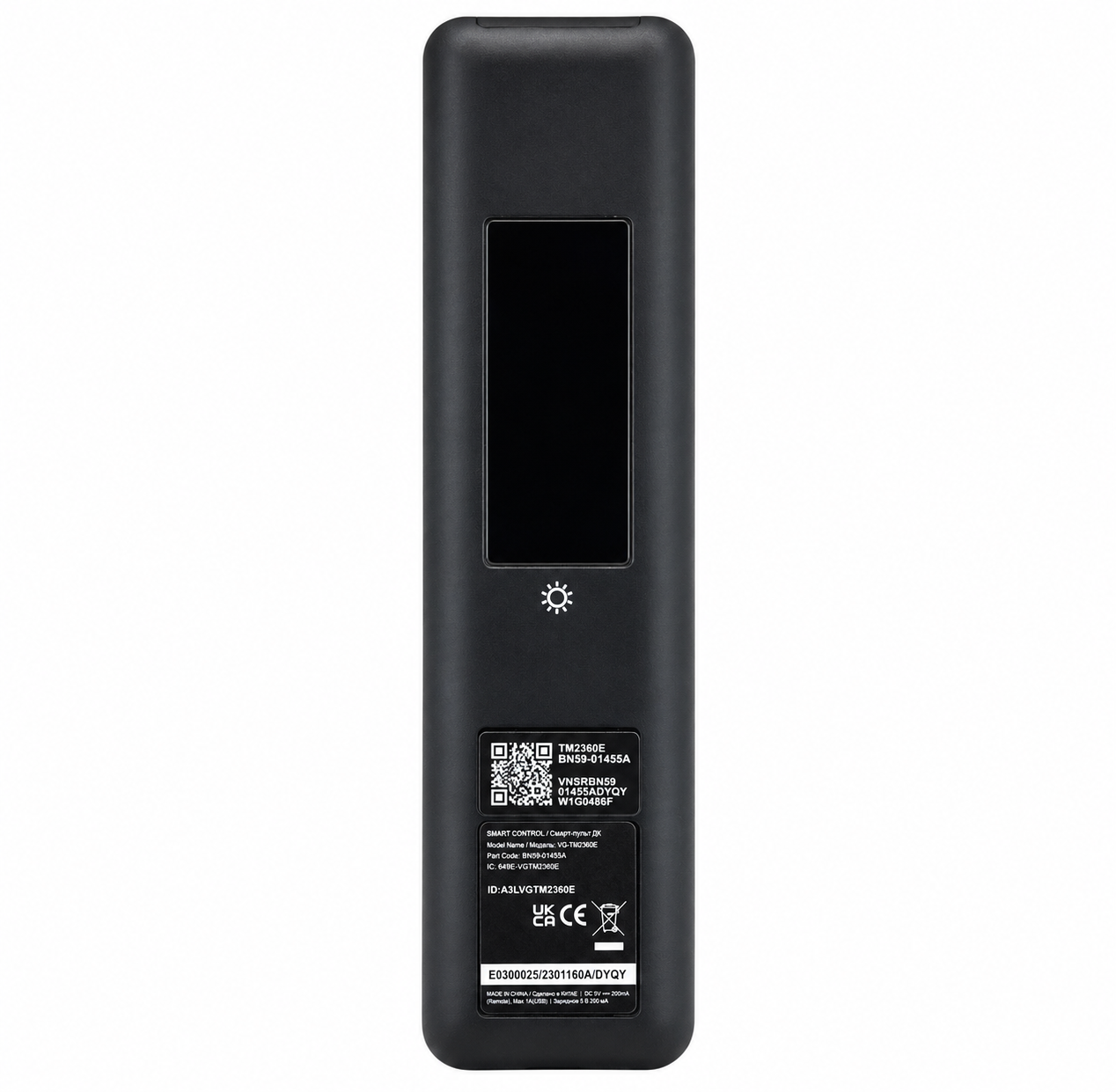 BN59-01455A Samsung Solar Cell Remote Control Voice TV TM2360E Q90D QNX1D S85D S90D DU8000 QN900D