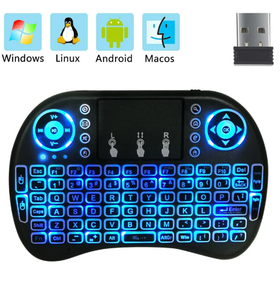 Air Mouse Keyboard Remote Combo Universal For Smart TV Android macOS Windows