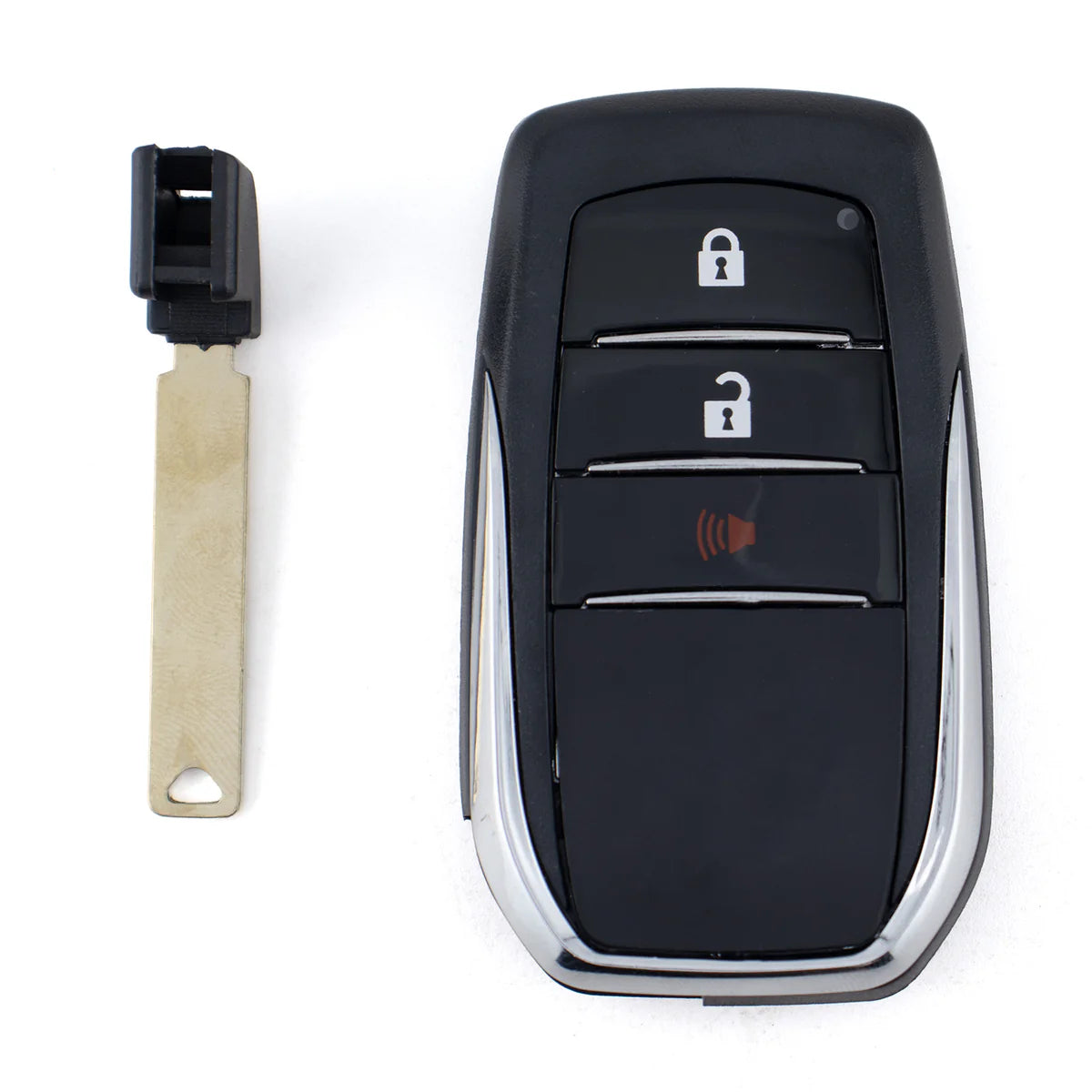 Toyota Hilux / Fortuner 3 Button Smart Key Replacement Case – TOY40 Car Remote Housing Cover