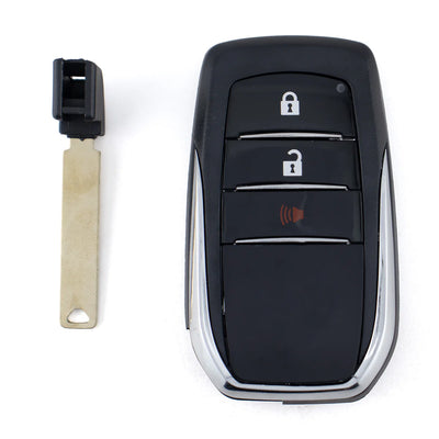 Toyota Hilux / Fortuner 3 Button Smart Key Replacement Case – TOY40 Car Remote Housing Cover