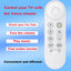 Replacement Voice Remote Control for Chromecast with Google TV 4K/HD, for Google TV Streamer 4K