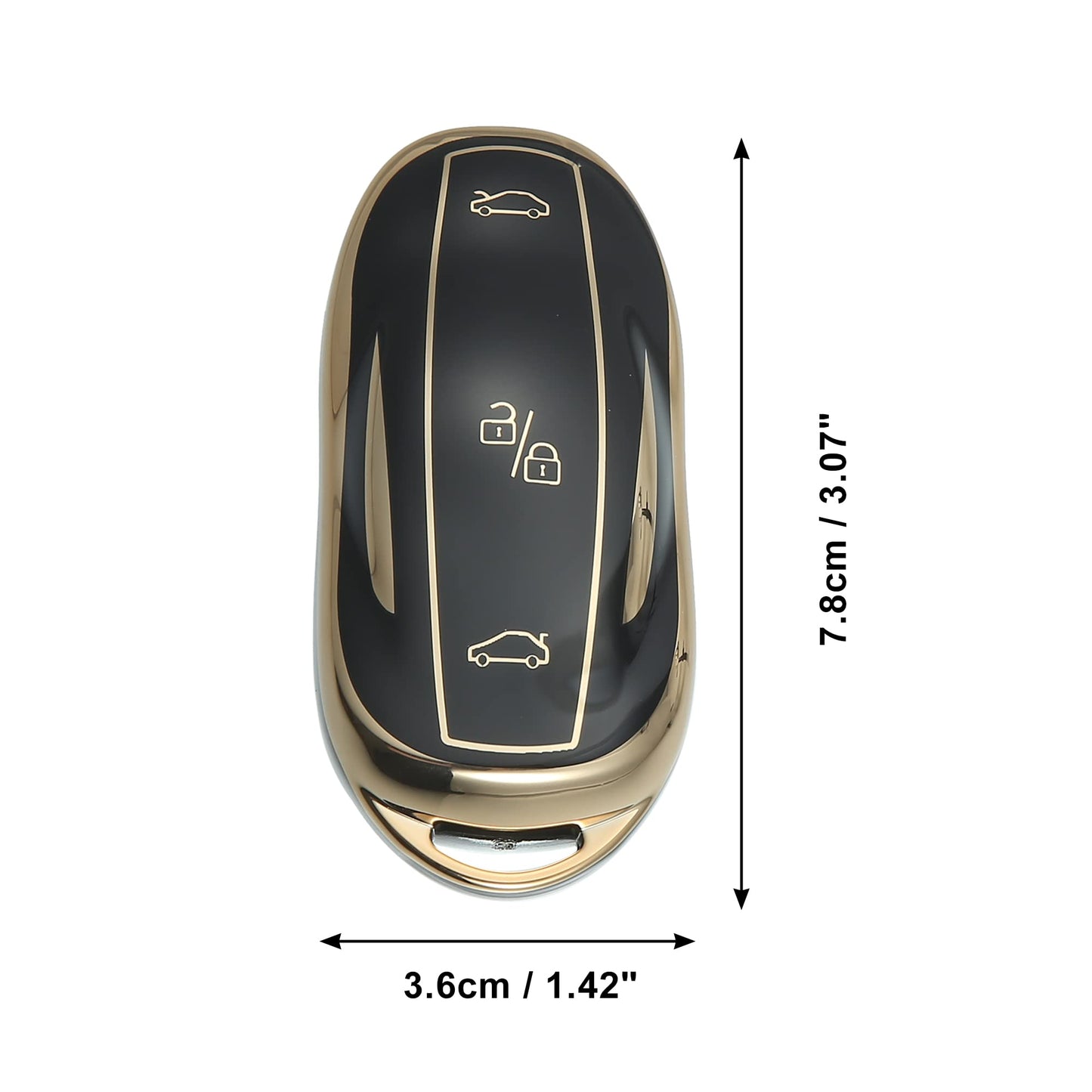 Tesla 3 Button Car Key Case Remote Tesla Model S 3 Y X Housing Fob Cover Protective Holder