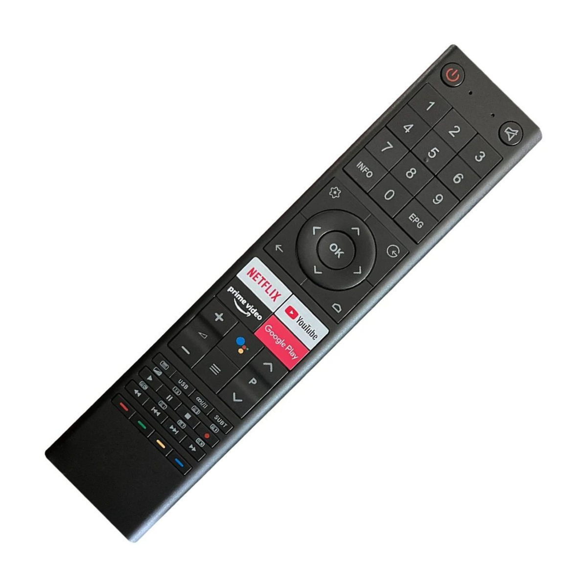 L32G7H CHiQ Google Voice Assistant Smart Control Universal Replacement Remote for Changhong 4K TV