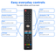 CHiQ Smart 4K UHD TV Remote Replacement Control for Changhong Google TV