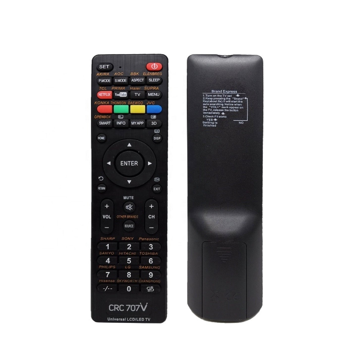 All Brand Universal TV Remote Control Compatible Wireless Smart LCD/LED TV