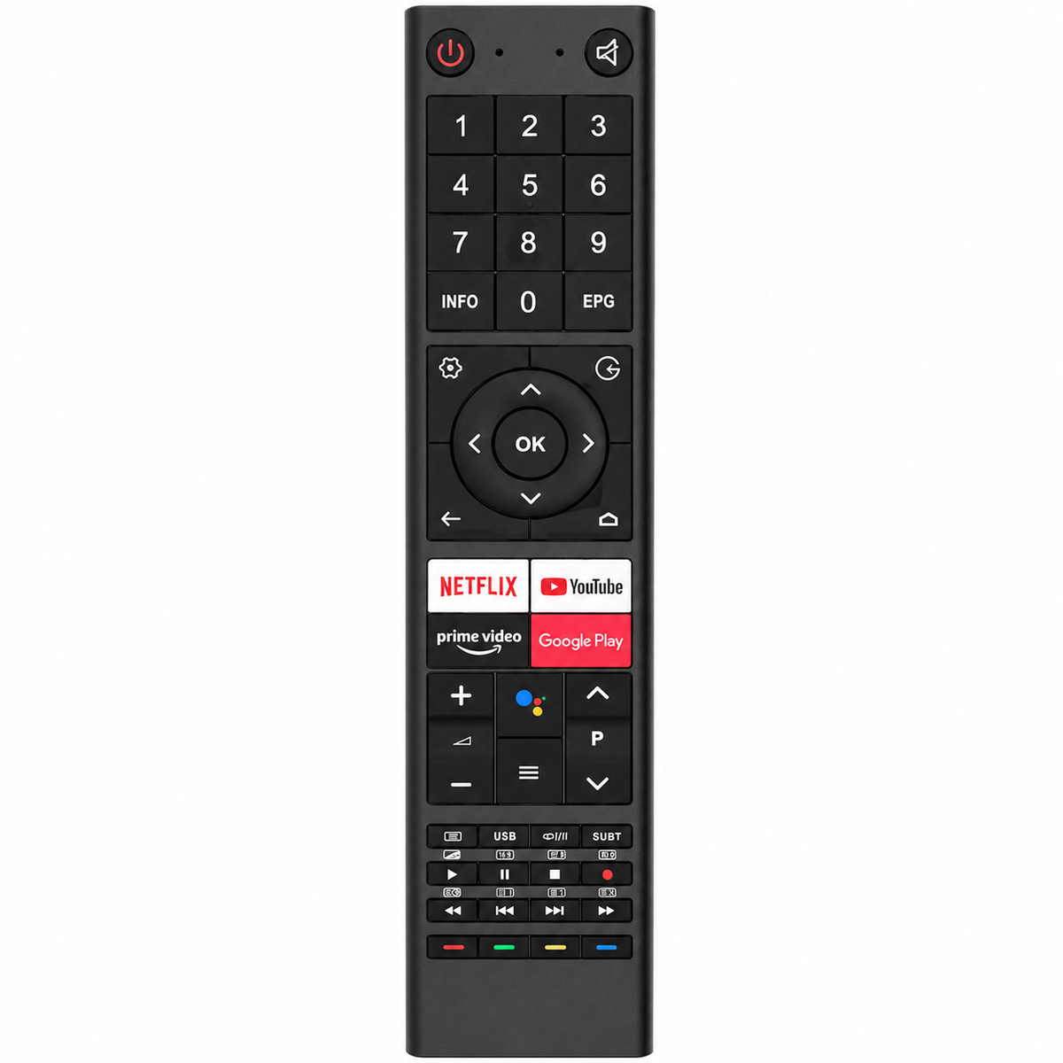 L32G7H CHiQ Google Voice Assistant Smart Control Universal Replacement Remote for Changhong 4K TV
