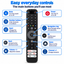 TCL RC833 GUB1 Google Voice Assistant Smart Remote Control for TCL TV with App Buttons