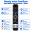 TCL RC833 GUB1 Google Voice Assistant Smart Remote Control for TCL TV with App Buttons