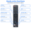 EN2B27 Hisense Remote Control Replacement for Smart TV with Netflix YouTube Buttons