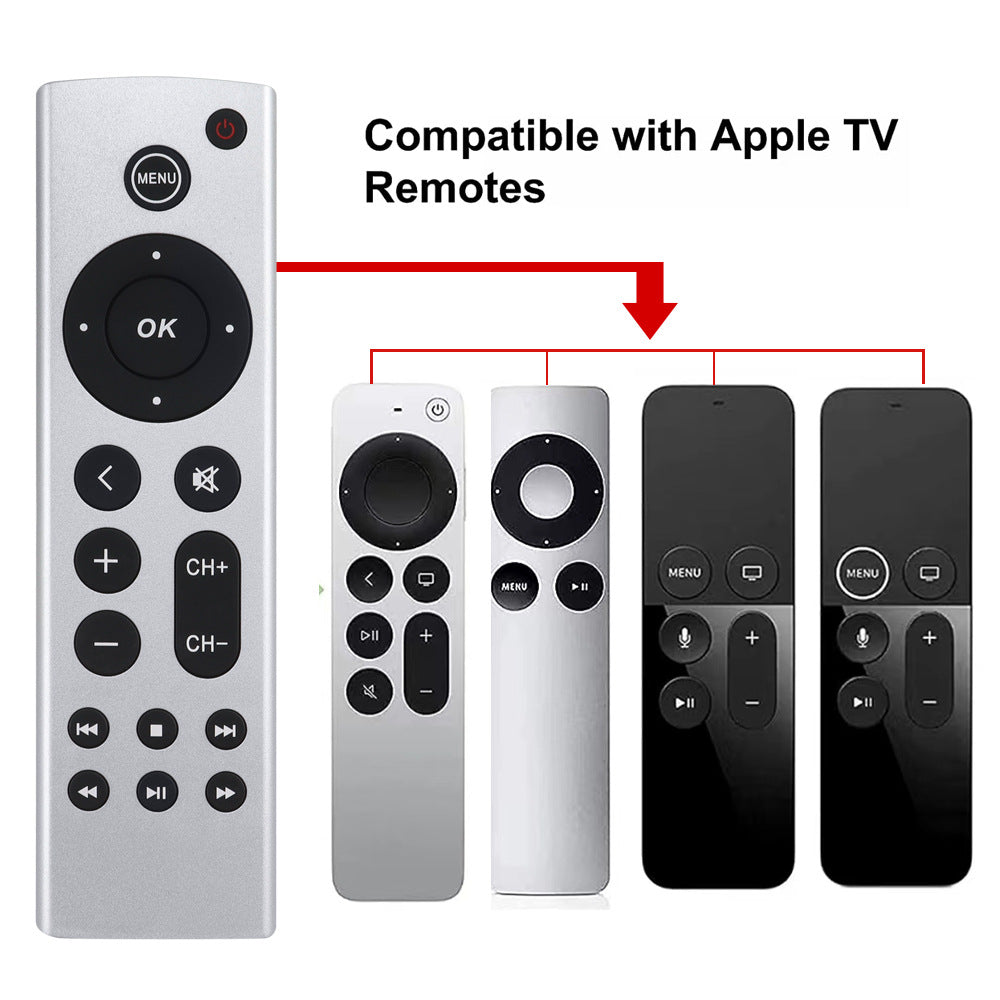 Apple Remote Control Replacement for Apple TV 4K, Apple TV HD and Apple TV 1st, 2nd, 3rd & 4th Gen, Fits A2169, A1842, A1625, A1427, A1469, A1378, A1218 IR