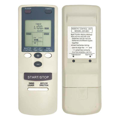 Fujitsu AC AR-AB8 AR-BB1 Air Conditioner Remote Control Replacement