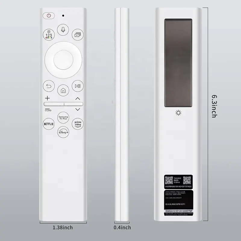 BN59-01391A Solar Remote Voice Rechargeable Control TM2560E Fit for Samsung Ultra HD 4K 8K Neo QLED Crystal UHD TV