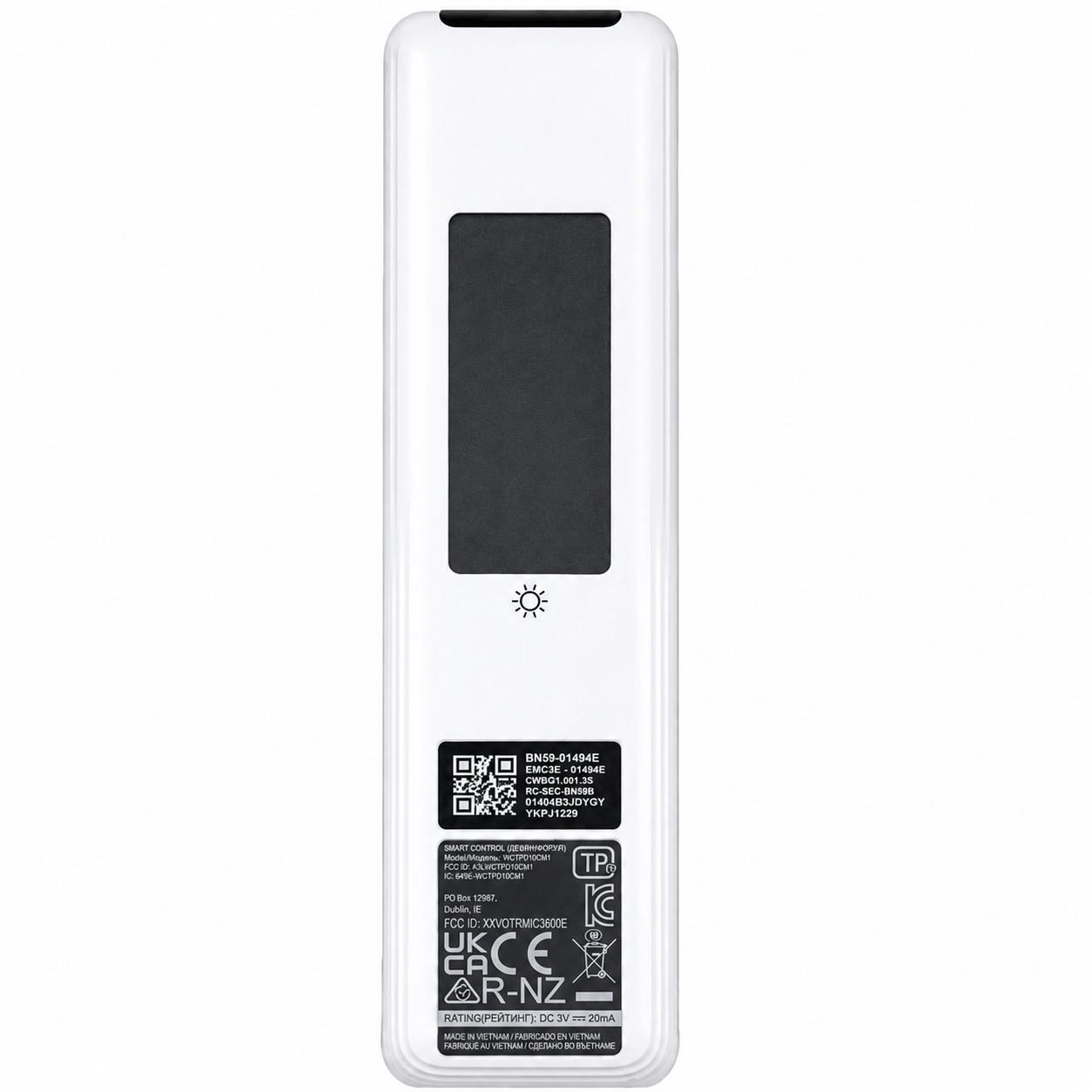 BN59-01494E Solar Remote Voice Rechargeable Control QN85C Samsung Ultra HD 4K 8K Neo QLED Crystal UHD TV