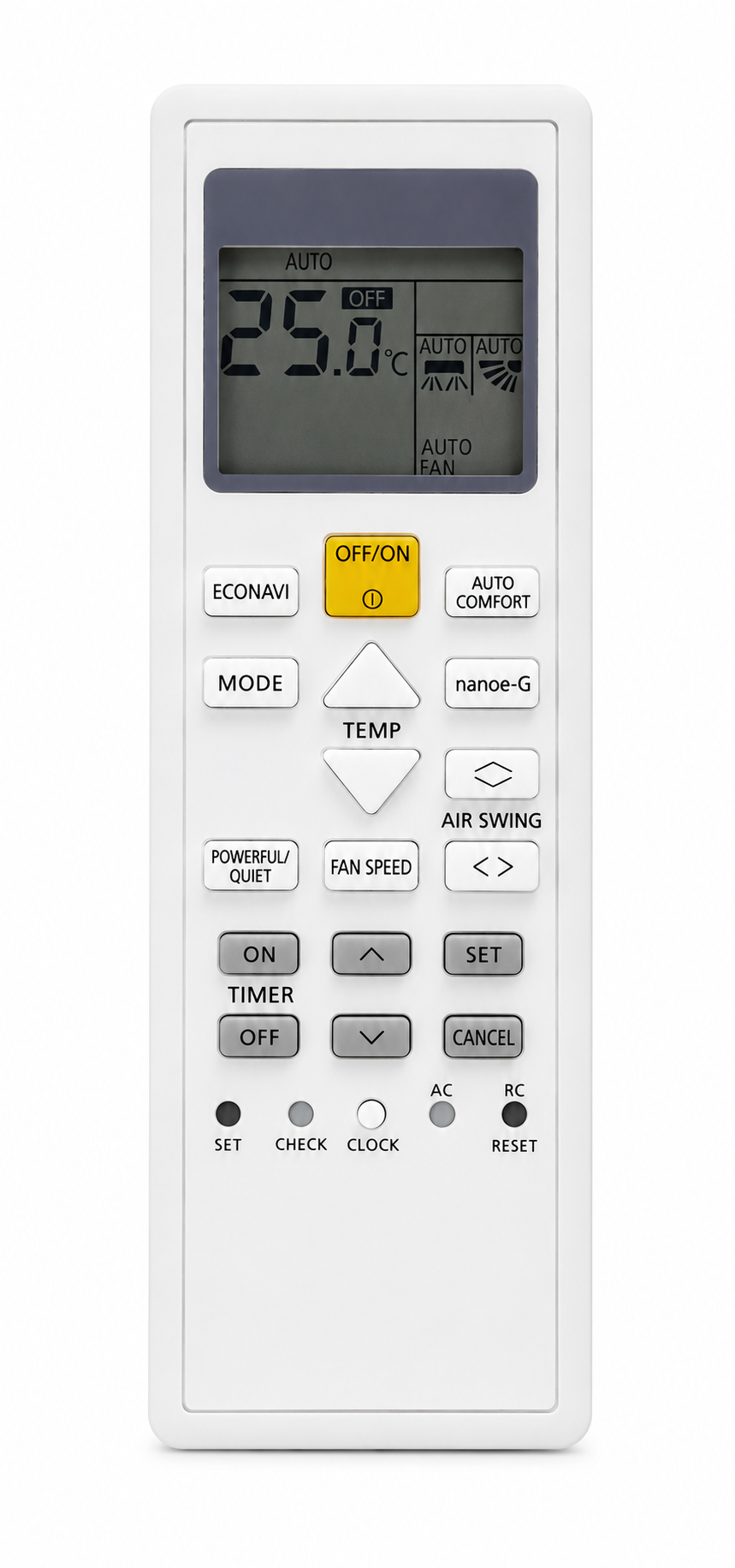 A75C12650 Panasonic AC Remote A75C16330 RCU115 Replacement Control CS-Z35VKR CU-Z35VKR CS-Z42VKR