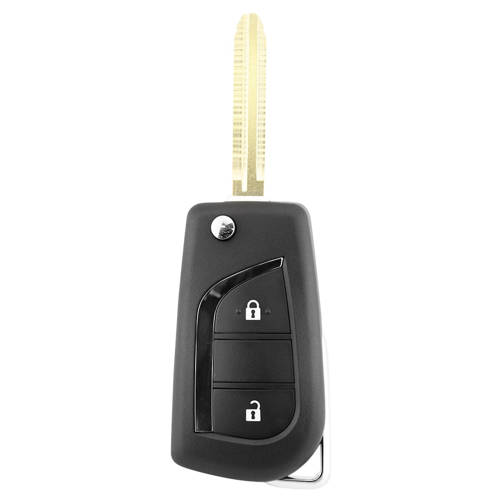 Toyota Corolla Flip Key Case AOTY-CK22 2 Button Remote Housing Cover