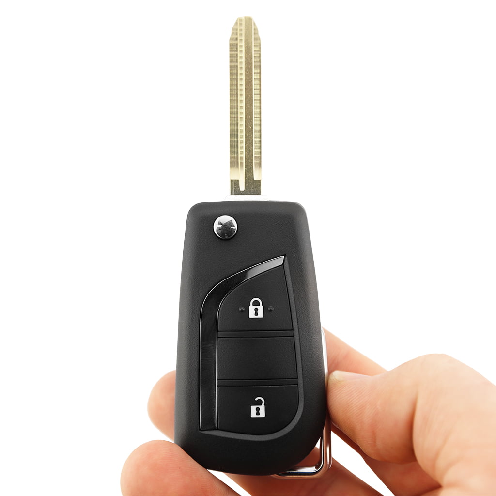 Toyota Corolla Flip Key Case AOTY-CK22 2 Button Remote Housing Cover