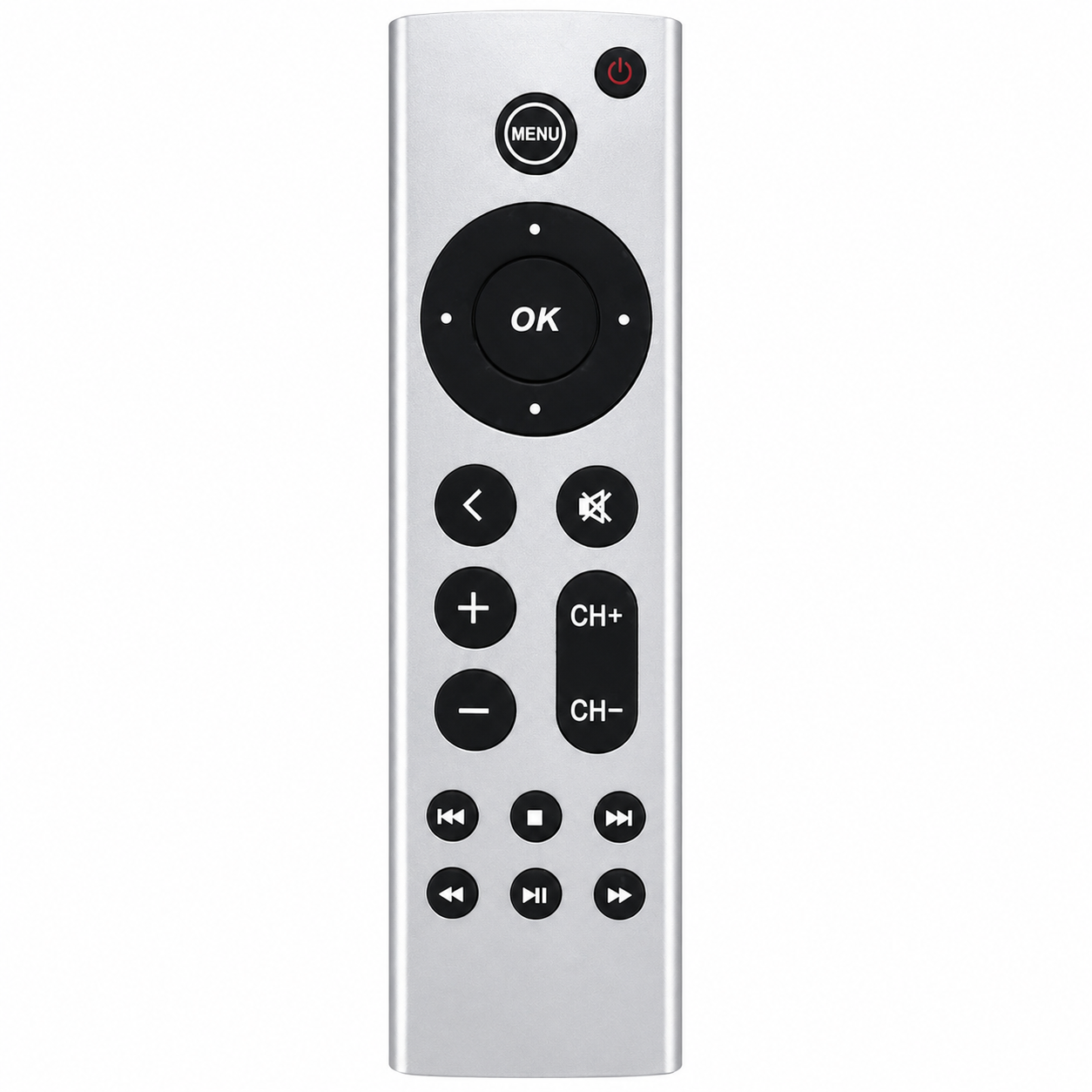 Apple Remote Control Replacement for Apple TV 4K, HD 1st, 2nd, 3rd & 4th Gen, Fits A2169, A1842, A1625, A1427, A1469, A1378, A1218 IR