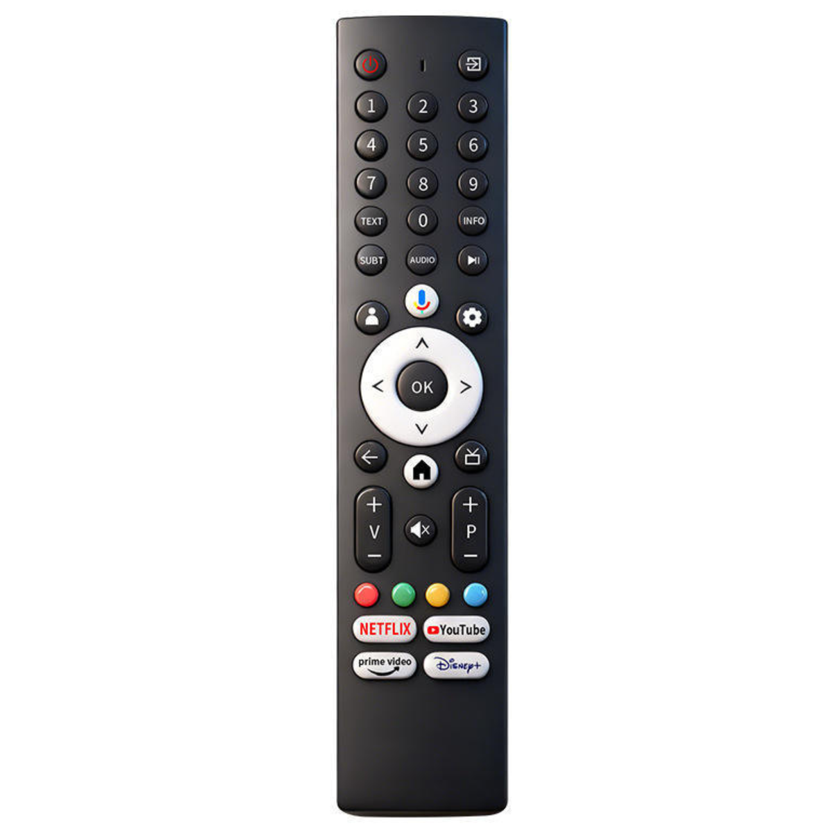 RC-G01M Sansui Thomson Caixun Google Voice Assistant Replacement Remote Control for Smart TV