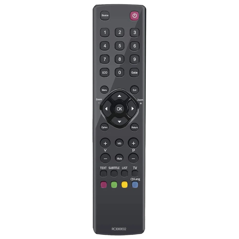 RC3000E02 TCL Remote Control Replacement Universal for TCL TV