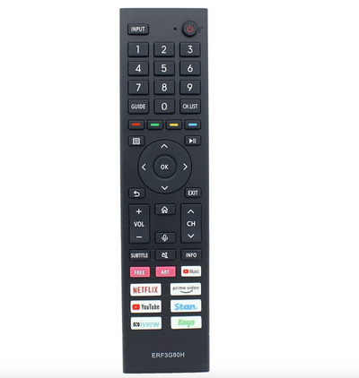 ERF3G80H Hisense Smart LED TV A7G U7G Series Remote Control FIT for 55U7G 65U7G 43A7G 50A7G
