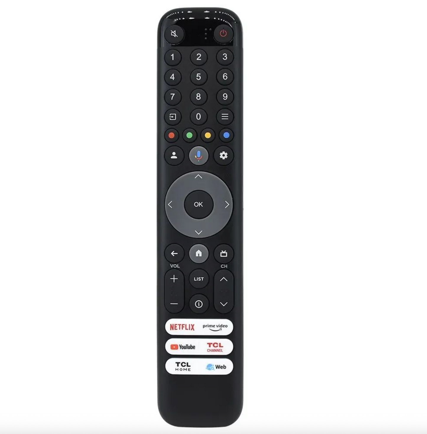 RC833 GUB1 TCL Voice Remote Control for TCL Smart TV C645 P745 C745 LC645 65C745 Control Remote