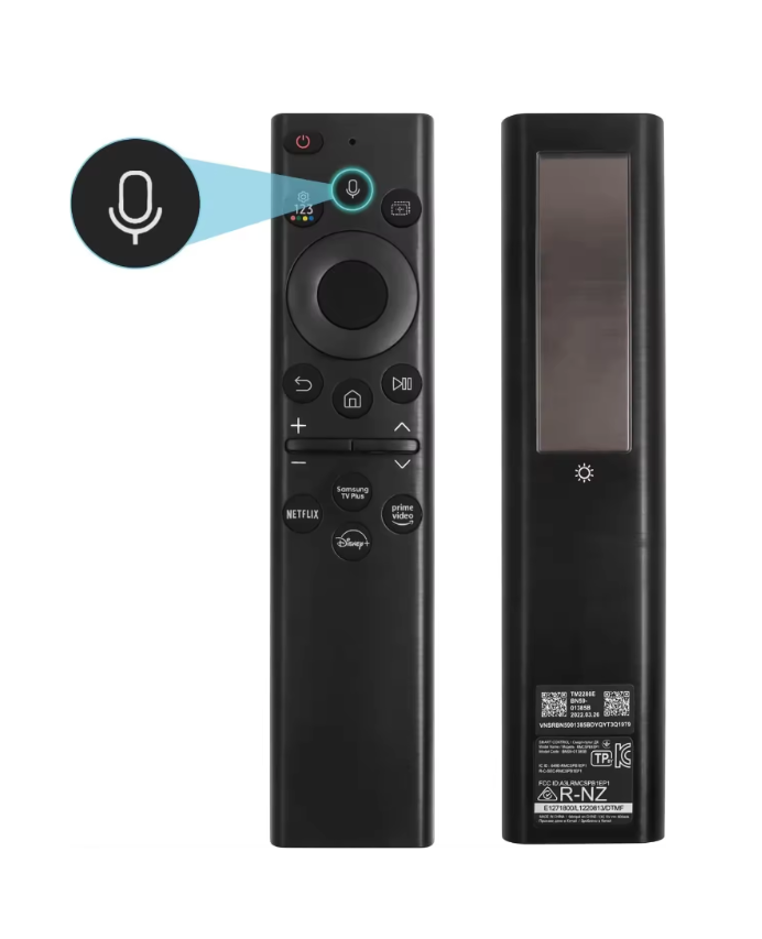 Samsung BN59-01385A Solar Cell Battery Rechargeable QLED TV Replacement Remote