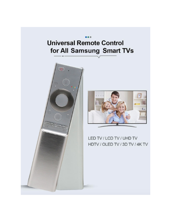 RM-J1300 Voice Remote Control for Samsung Smart QLED QLED UHD 4K 3D TV ...