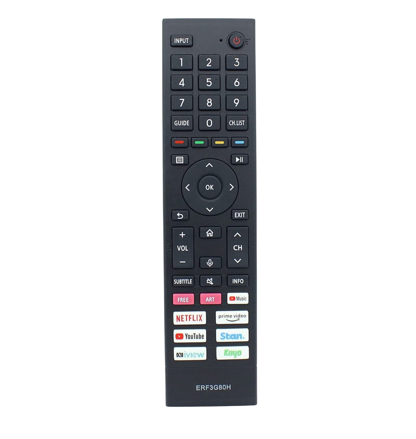 ERF3G80H Hisense Smart LED TV A7G U7G Series Remote Control FIT for 55U7G 65U7G 43A7G 50A7G